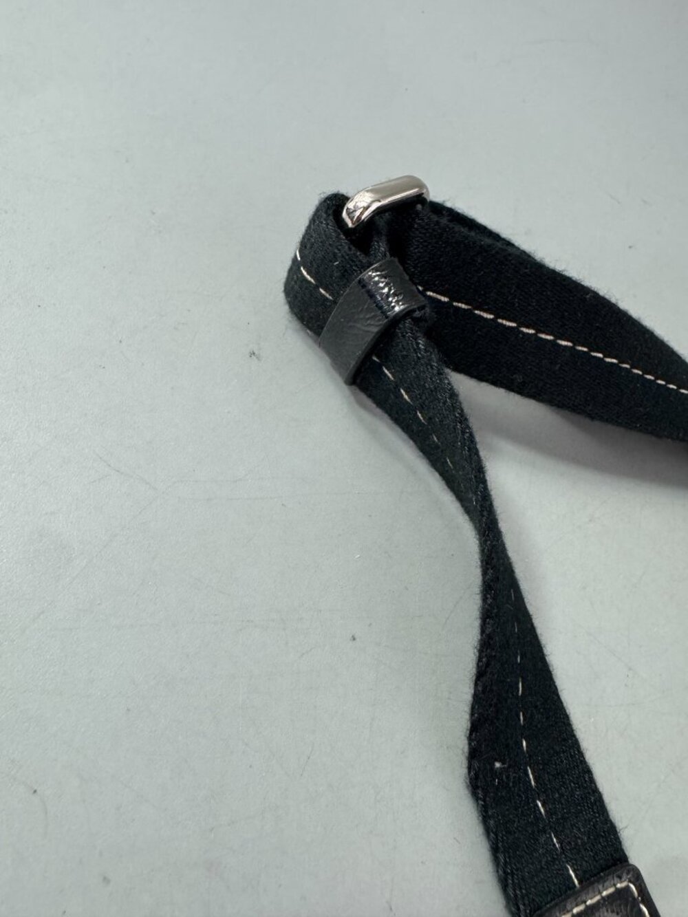 Coach Black Cotton Black Patent Accents Adjustable Strap - Picture 5 of 10